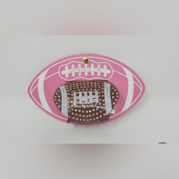 NWOT 🏈 Piper K Football Mom Game Time Tailgating Hair Claw - Picture 9 of 15